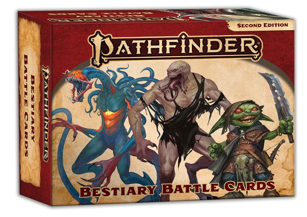 Pathfinder Bestiary Battle Cards Second Edition