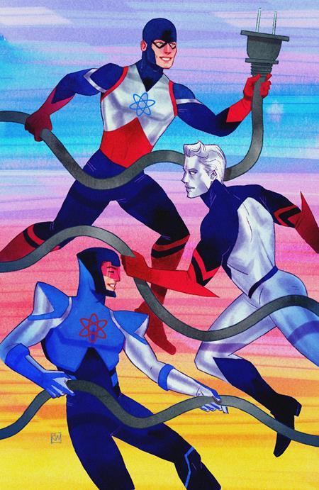 JUSTICE LEAGUE THE ATOM PROJECT #4 CVR C KEVIN WADA CARD STOCK VAR OF 6