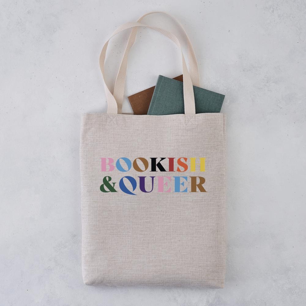 Bookish and Queer Tote Bag