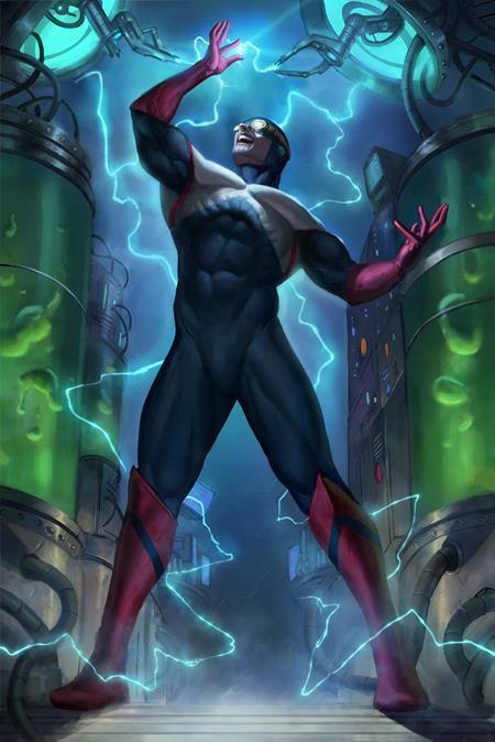 JUSTICE LEAGUE THE ATOM PROJECT #6 CVR B AARON BARTLING CARD STOCK VAR OF 6