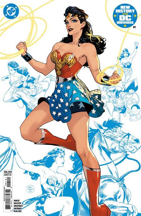 NEW HISTORY OF THE DC UNIVERSE #1 CVR B DAN MORA CARD STOCK VAR OF 4