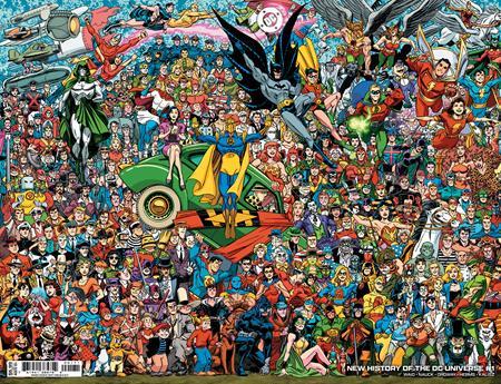 NEW HISTORY OF THE DC UNIVERSE #1 CVR D SCOTT KOBLISH LEGACY WRAPAROUND CARD STOCK VAR OF 4