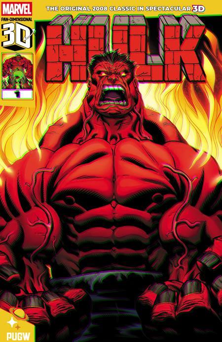 RED HULK 2008 #1 PAN DIMENSIONAL 3D EDITION CVR A
