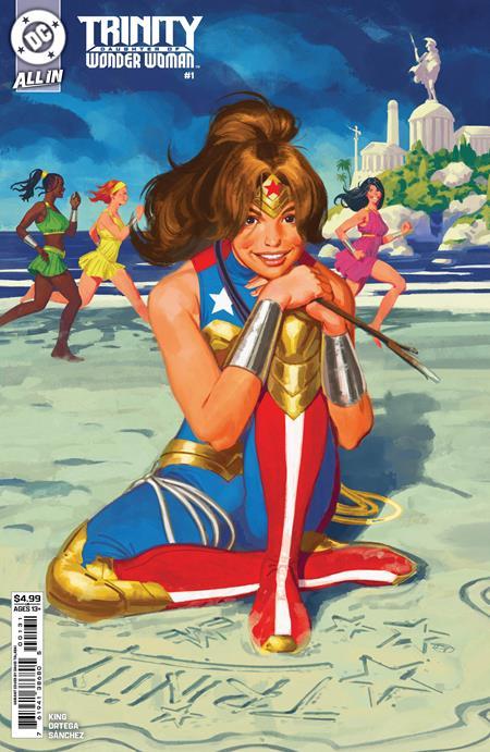 TRINITY DAUGHTER OF WONDER WOMAN #1 CVR B DAVID TALASKI CARD STOCK VAR OF 6