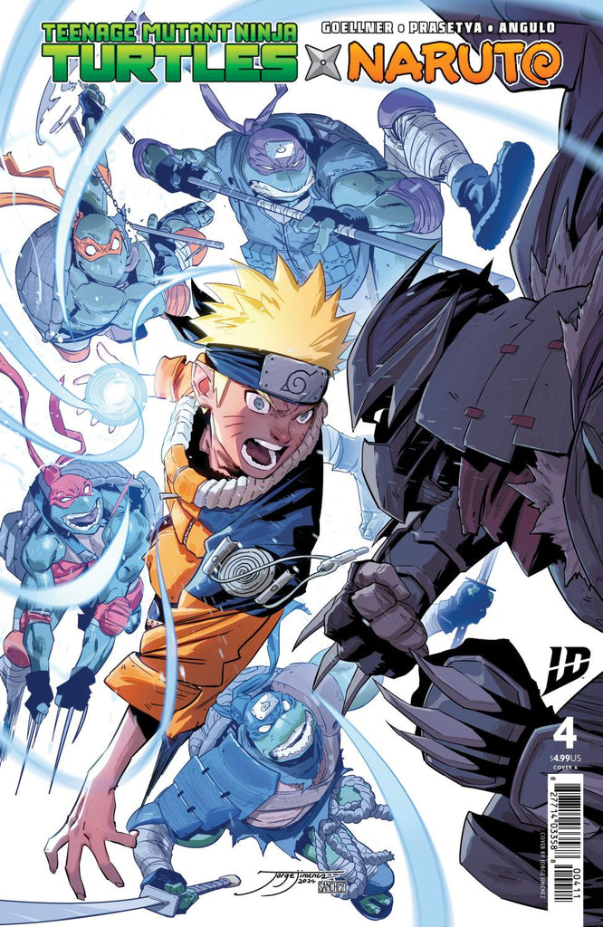 TEENAGE MUTANT NINJA TURTLES X NARUTO #4 COVER A JIMNEZ CVR A