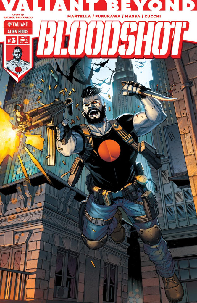 VALIANT BEYOND BLOODSHOT #3 COVER A BROCCARDO CVR A