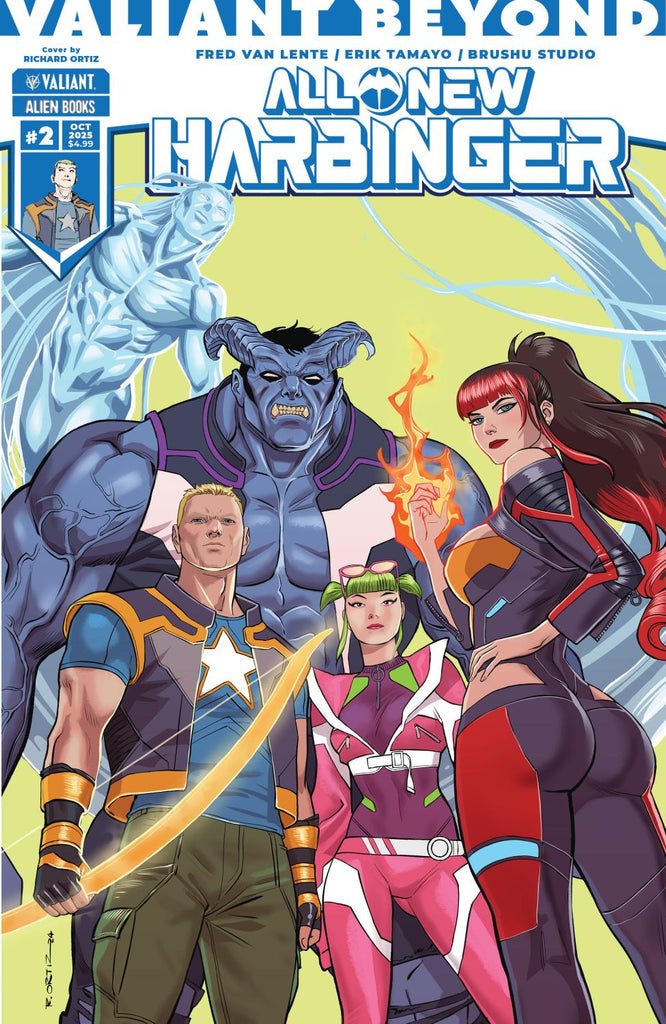 VALIANT BEYOND ALL-NEW HARBINGER #2 VAR B ORTIZ CVR B