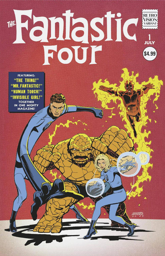 FANTASTIC FOUR #1 LEONARDO ROMERO RETROVISION VAR CVR B