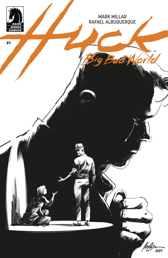 HUCK BIG BAD WORLD #4 CVR B BW RAFAEL ALBUQUERQUE