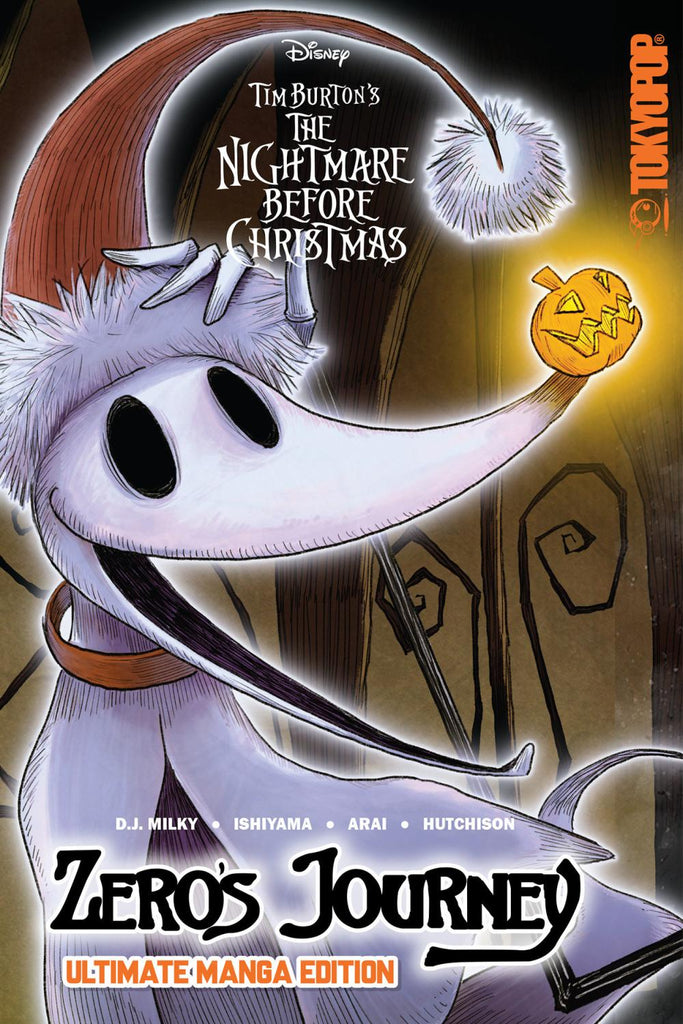 DISNEY TIM BURTONS THE NIGHTMARE BEFORE CHRISTMAS ZEROS JOURNEY ULTIMATE MANGA EDITION WITH SPRAYED EDGES