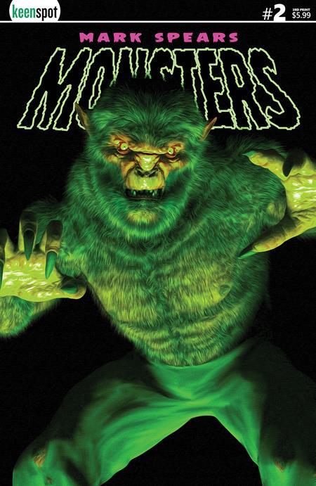 MARK SPEARS MONSTERS #2 THIRD PRINTING MARK SPEARS THE WEREWOLF