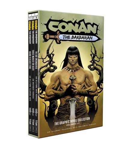 CONAN THE BARBARIAN TP VOL 01-03 SLIPCASE SET DIRECT MARKET EDITION JAE LEE CVR
