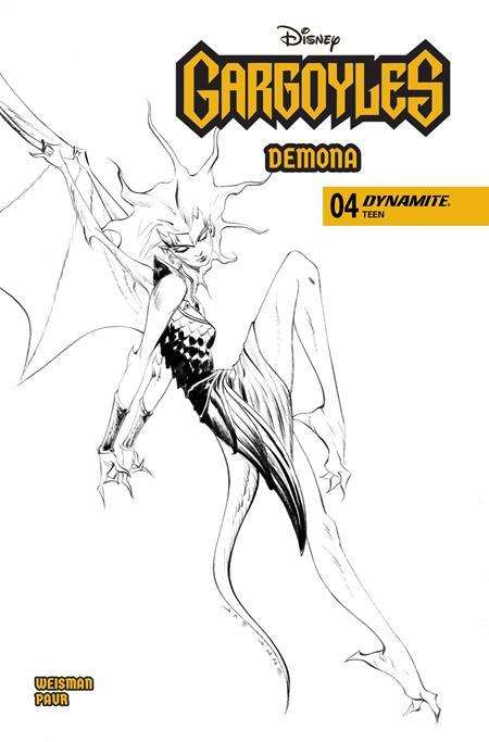 GARGOYLES DEMONA #4 CVR G INC 1:10 JAE LEE LINE ART VAR