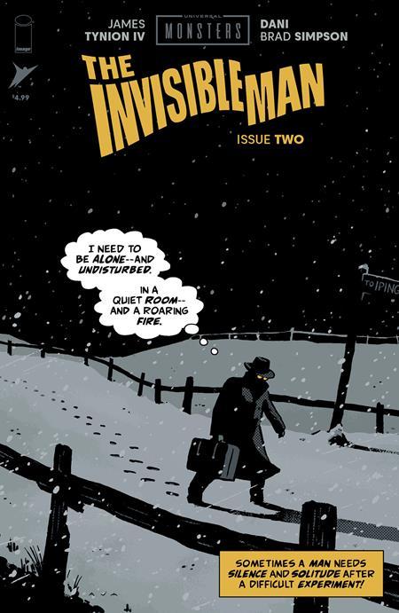 UNIVERSAL MONSTERS THE INVISIBLE MAN #2 CVR C INC 1:10 DAVID AJA PULP VAR (OF 4)