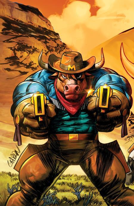 WILD WEST COW-BOYS OF MOO MESA #1 CVR G INC 1:10 JUAN GEDEON INTERLOCKING FULL ART VAR (OF 4)