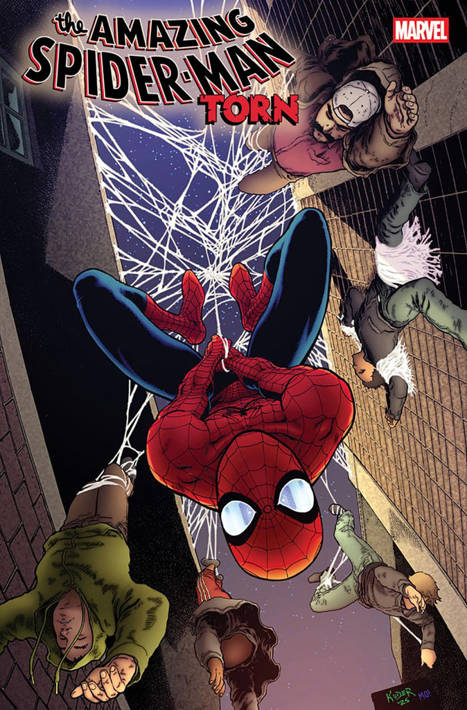AMAZING SPIDER-MAN TORN #1 AARON KUDER VAR CVR G