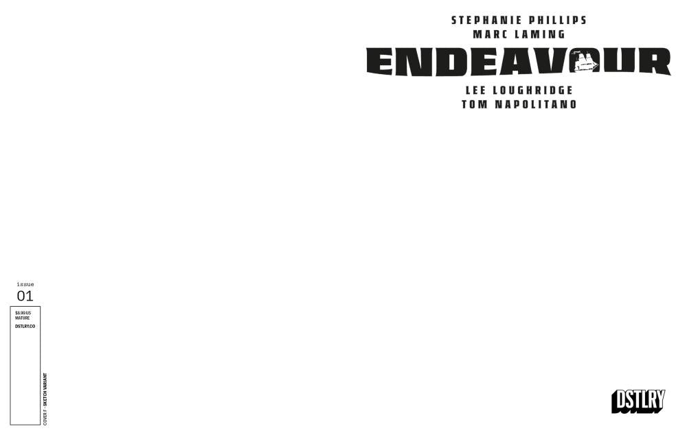 ENDEAVOUR #1 CVR F BLANK SKETCH VAR
