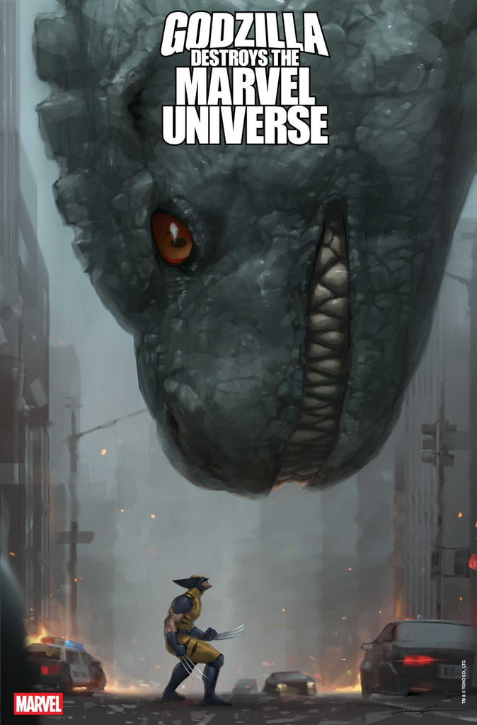 GODZILLA DESTROYS THE MARVEL UNIVERSE #3 JEEHYUNG LEE VAR CVR E