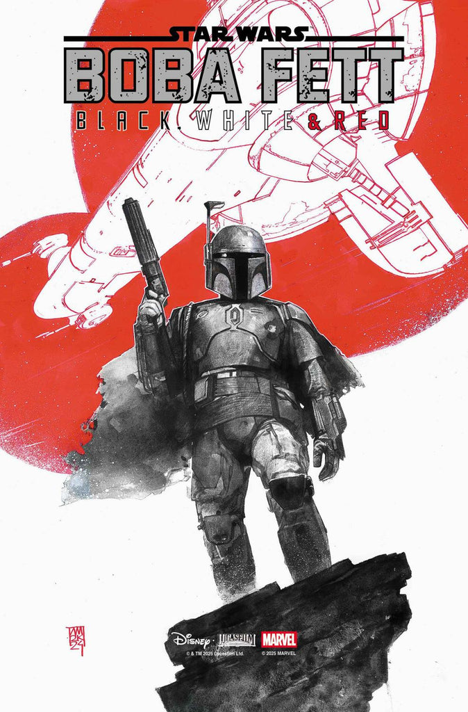 STAR WARS BOBA FETT - BLACK WHITE AND RED #1 CVR A