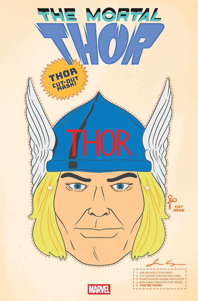 THOR #2 RETRO HALLOWEEN MASK VAR CVR B