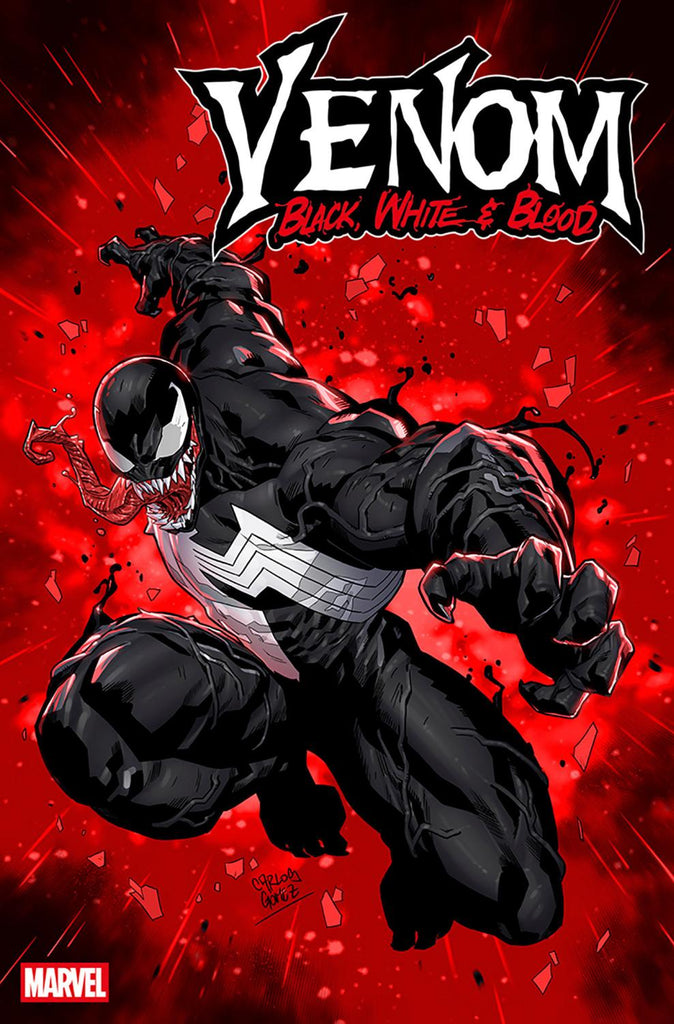 VENOM BLACK WHITE AND BLOOD #2 CARLOS GOMEZ VAR 1:25 INCV