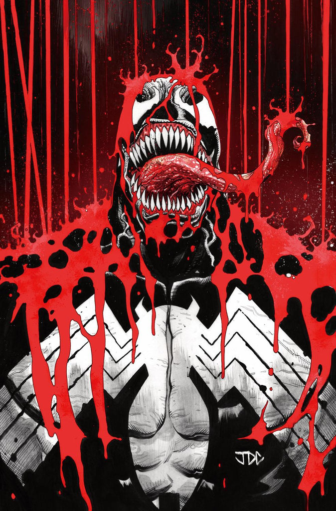 VENOM BLACK WHITE AND BLOOD #2 JOSHUA CASSARA VIRGIN VAR 1:100 INCV