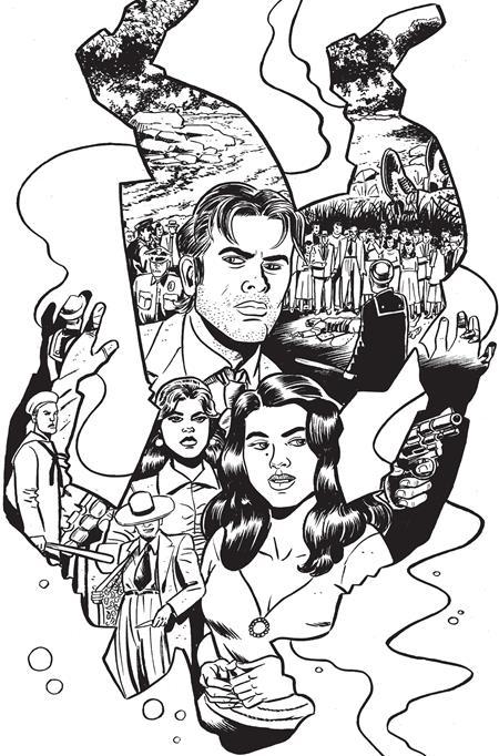 DEATH TO PACHUCO #1 CVR E INC 1:10 DAVID LAPHAM B&W VAR (OF 5)