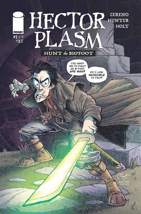 HECTOR PLASM HUNT THE BIGFOOT #1 CVR B DEREK HUNTER VAR OF 3