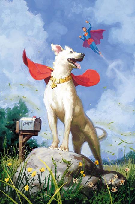KRYPTO THE LAST DOG OF KRYPTON #5 CVR B DAVID TALASKI CARD STOCK VAR OF 5