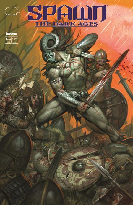SPAWN THE DARK AGES #1 CVR D INC 1:50 RYAN BROWN VAR OF 6 1:50 INCV