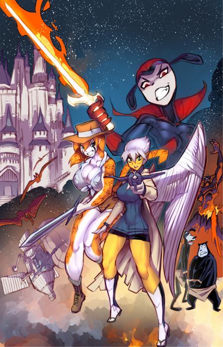 TIFANNY AND CHARLOTTE ON ANOTHER WORLD #1 CVR B FRED PERRY LUNAR EXCLUSIVE VAR OF 4