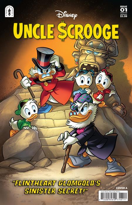 UNCLE SCROOGE FLINTHEART GLOMGOLDS SINISTER SECRET #1 CVR A ALESSANDRO PERINA OF 3