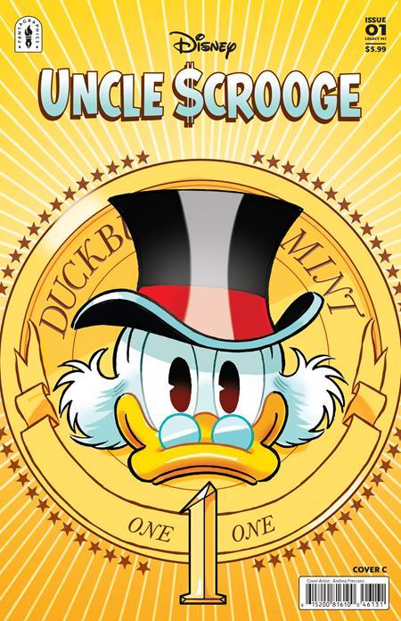 UNCLE SCROOGE FLINTHEART GLOMGOLDS SINISTER SECRET #1 CVR C ANDREA FRECCERO VAR OF 3