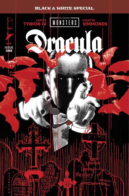 UNIVERSAL MONSTERS DRACULA BLACK AND WHITE SPECIAL #1 CVR B MARK CHIARELLO VAR OF 2