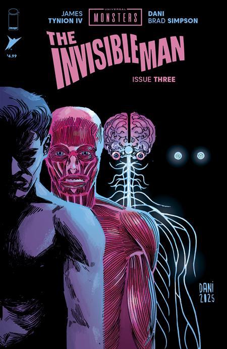UNIVERSAL MONSTERS THE INVISIBLE MAN #3 CVR A DANI AND BRAD SIMPSON OF 4