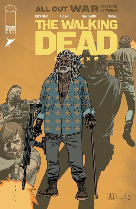 WALKING DEAD DELUXE #123 CVR B CHARLIE ADLARD AND DAVE MCCAIG VAR