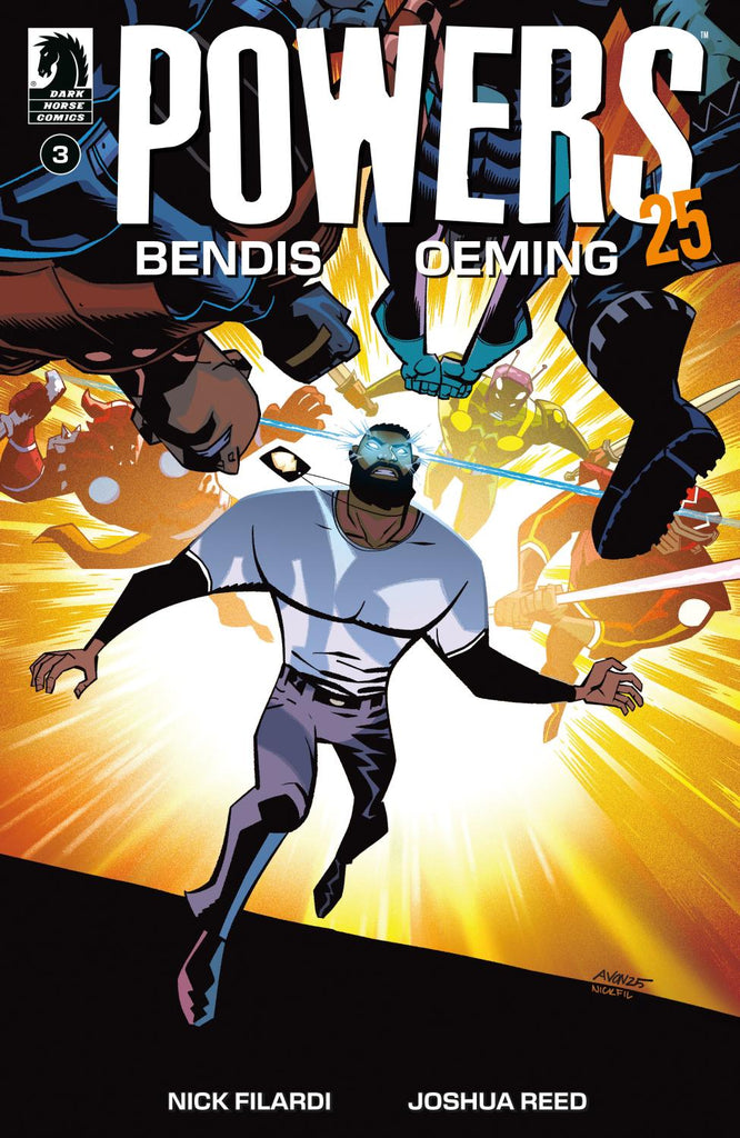 POWERS 25 #3 CVR A MICHAEL AVON OEMING