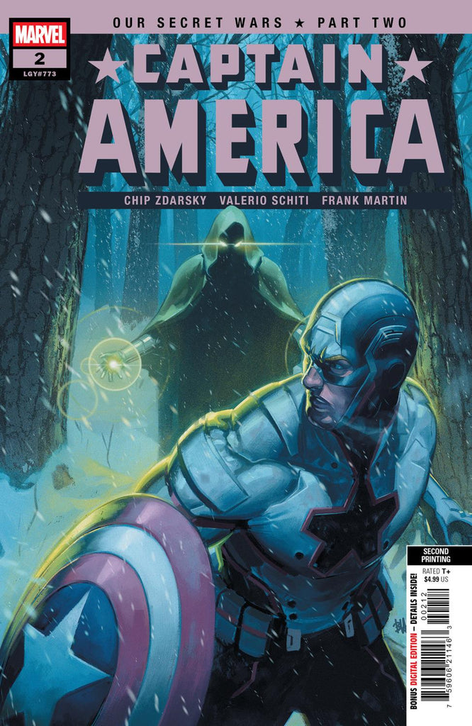 CAPTAIN AMERICA #2 BEN HARVEY 2ND PRINTING VAR CVR A