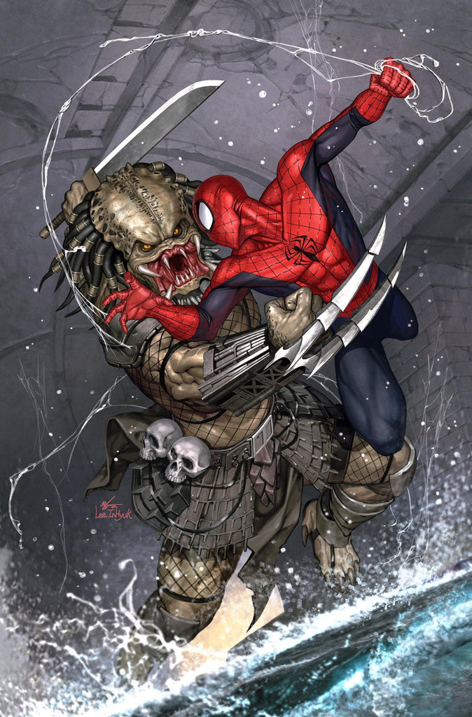 PREDATOR KILLS THE MARVEL UNIVERSE #1 INHYUK LEE RATIO VIRGIN 2ND PRINTING VAR 1:25 INCV 1:25 INCV