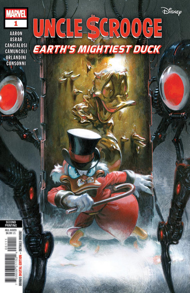 UNCLE SCROOGE EARTHS MIGHTIEST DUCK #1 GABRIELE DELLOTTO 2ND PRINTING VAR CVR A