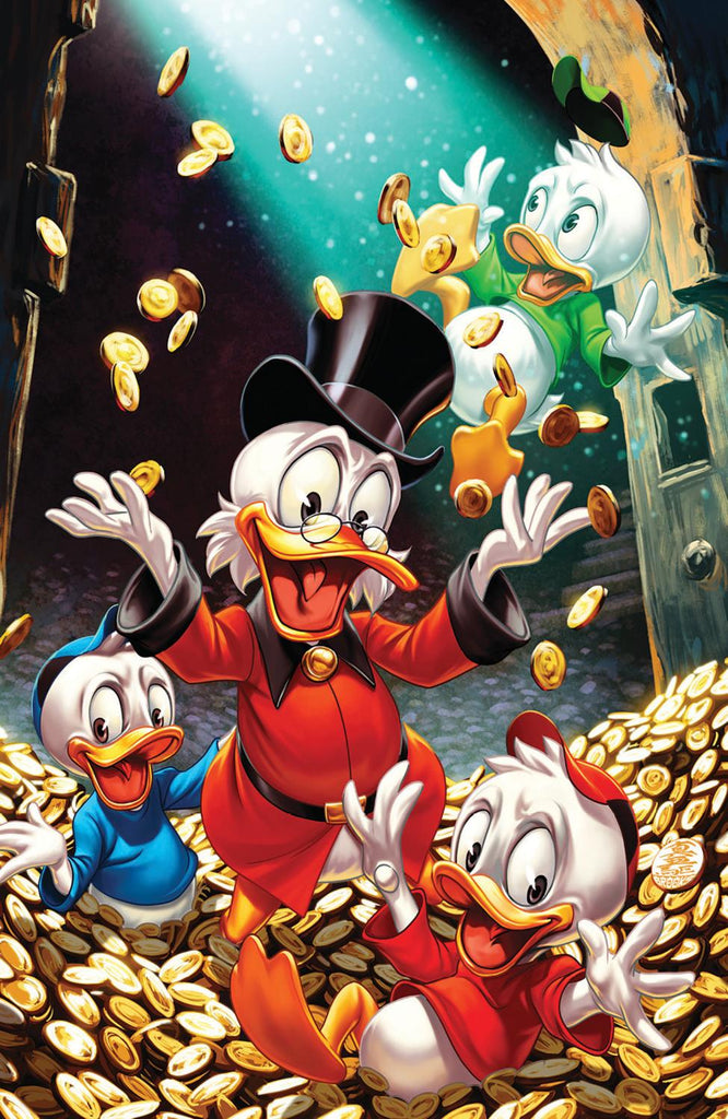 UNCLE SCROOGE EARTHS MIGHTIEST DUCK #1 MARK BROOKS RATIO VIRGIN 2ND PRINTING VAR 1:25 INCV 1:25 INCV