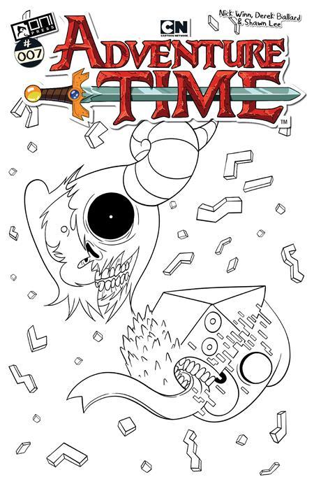 ADVENTURE TIME 2025 #7 CVR F INC 1:50 NICK WINN BW VAR 1:50 INCV