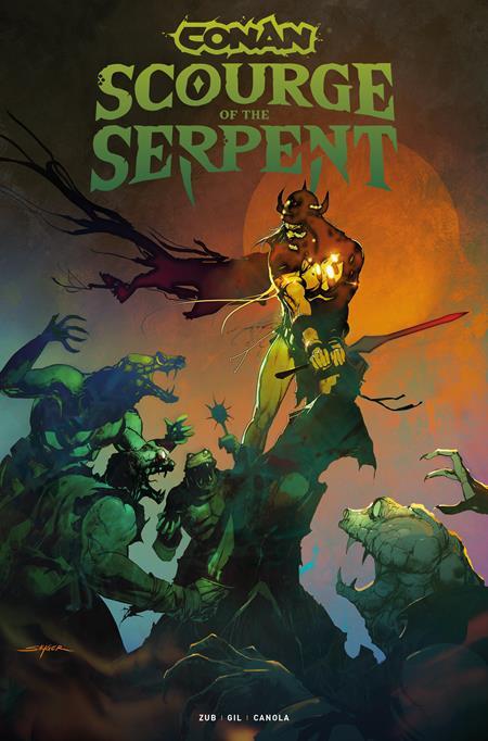 CONAN THE BARBARIAN SCOURGE OF THE SERPENT #3 CVR C STUART SAYGER VAR OF 4