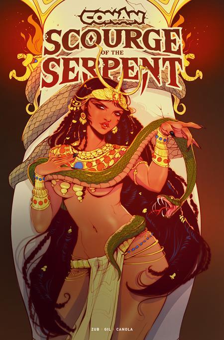 CONAN THE BARBARIAN SCOURGE OF THE SERPENT #3 CVR D ASHLEIGH IZIENICKI VAR OF 4