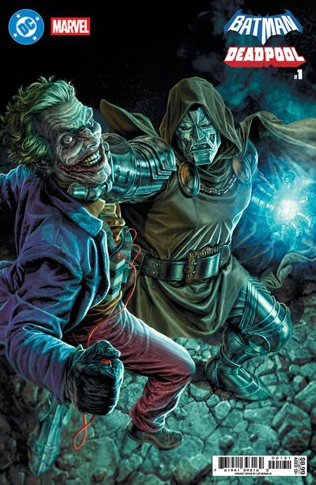 DC MARVEL BATMAN DEADPOOL #1 ONE SHOT CVR C LEE BERMEJO JOKER DR DOOM CARD STOCK VAR