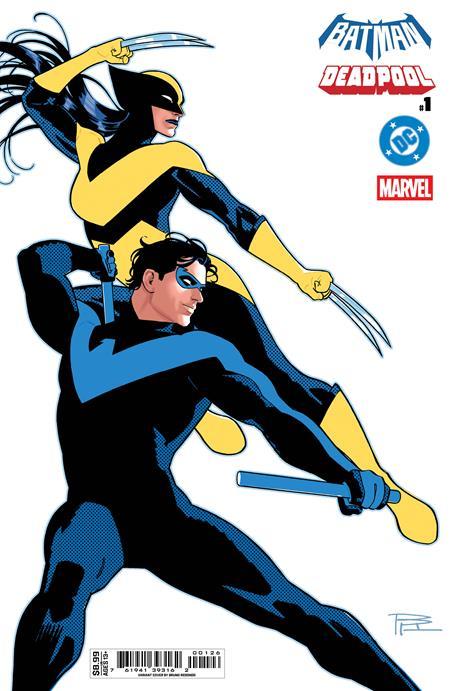 DC MARVEL BATMAN DEADPOOL #1 ONE SHOT CVR O BRUNO REDONDO NIGHTWING X-23 CARD STOCK VAR