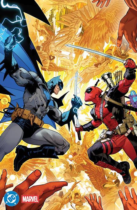 DC MARVEL BATMAN DEADPOOL #1 ONE SHOT CVR T DAN MORA FOIL VAR
