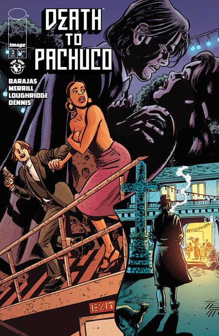 DEATH TO PACHUCO #2 CVR A DAVID LAPHAM AND LEE LOUGHRIDGE OF 5