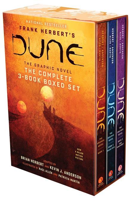 DUNE THE GRAPHIC NOVEL THE COMPLETE 3 BOOK BOXED SET HC DUNE MUADDIB AND THE PROPHET