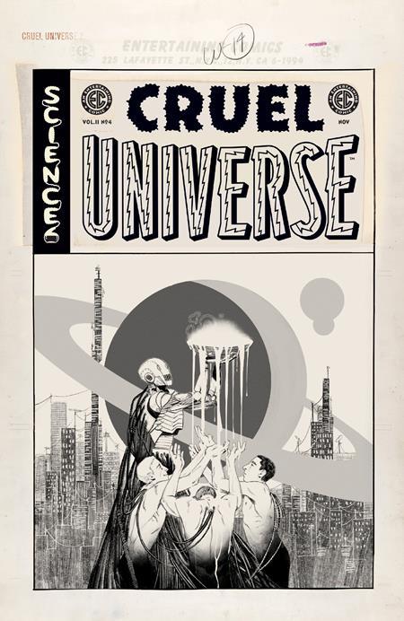 EC CRUEL UNIVERSE 2 #4 CVR D INC 1:20 NAOMI FRANQ BW ARTIST EDITION VAR OF 12 1:20 INCV